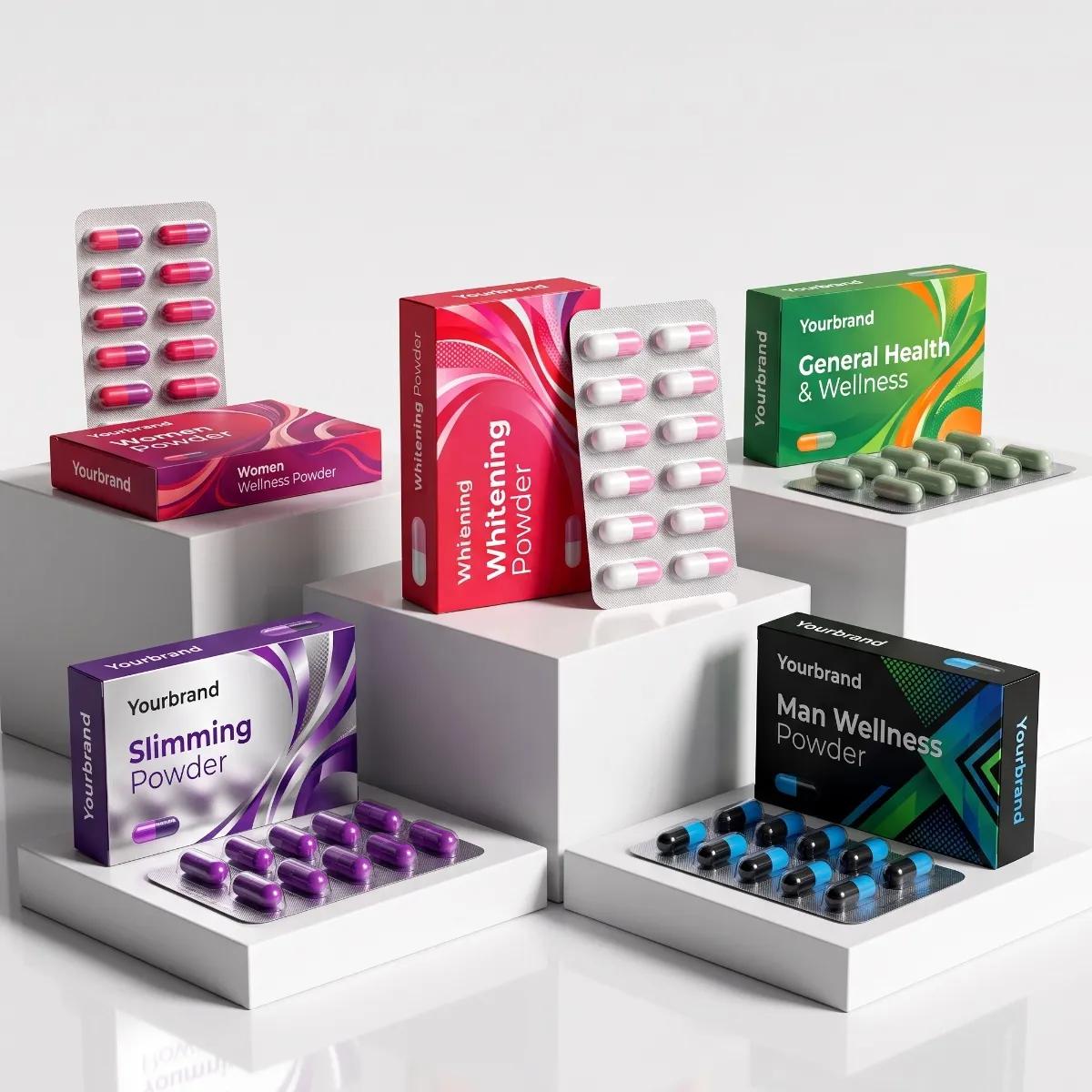 Oral supplement blister